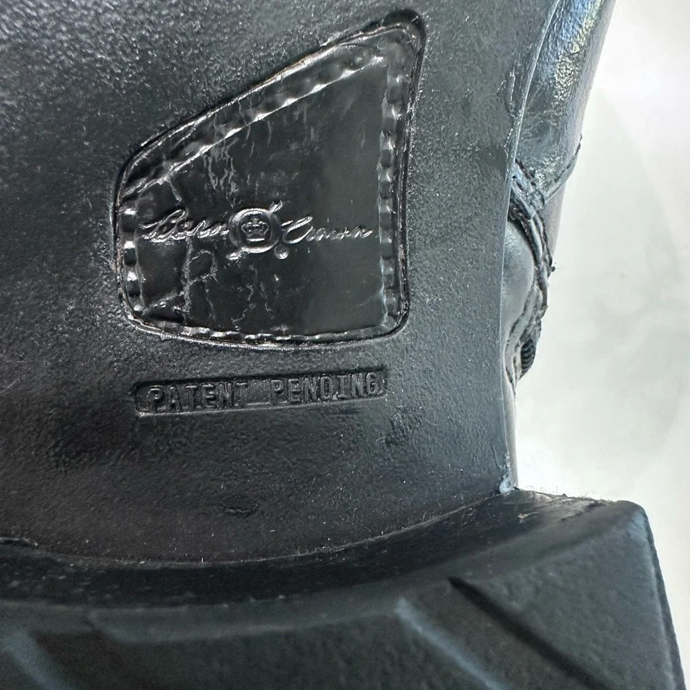Born Black‎ Over the Knee Boots with Buckle Details